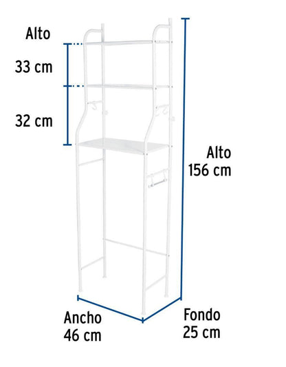 Estante Organizador para Baño y Lavadora