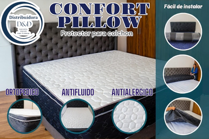 Protector Colchon Confort Pillow